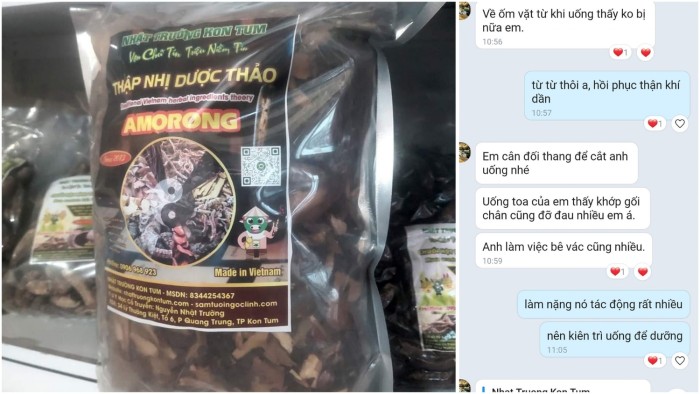 Phản hồi khách hàng Thập Nhị Dược Thảo