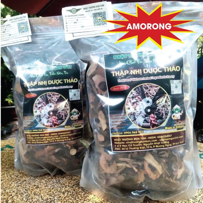 Thập Nhị Dược Thảo – 18 vị Thảo Dược Nhật Trường Kon Tum (AMORONG)