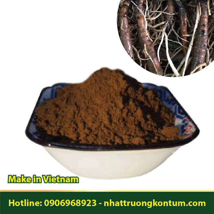 Bột Sâm Cau Đen - Bột Sâm Tiên Mao Nhật Trường Kon Tum - Rhizoma Curculiginis Powder - Túi 1kg