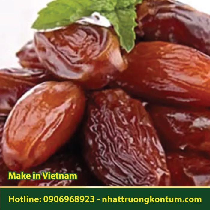 Chà Là Khô - Phoenix dactylifera - Date palm - Túi 200g