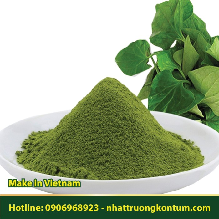 Bột Rau Diếp Cá - Houttuynia cordata Leaf Powder Vietnam - Túi 1kg