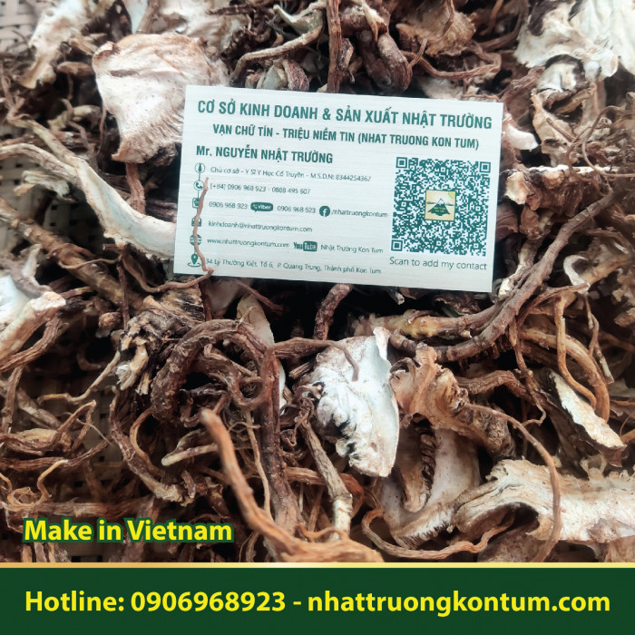 Đương Quy Thái Lát Nhật Trường Kon Tum - Angelica Sinensis Slices - Túi 1kg