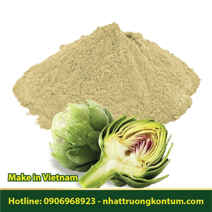 Bột Hoa Atiso Xanh Nhật Trường Kon Tum - Cynara scolymus green flower Vietnam Powder - Túi 1kg