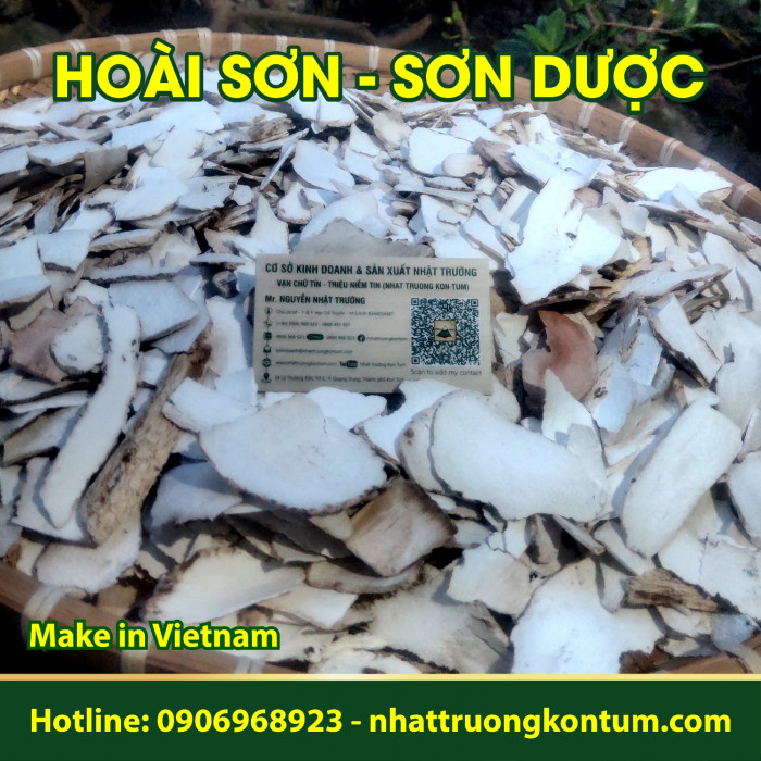 Hoài Sơn Sơn Dược Nhật Trường Kon Tum - Rhizoma Dioscoreae persimilis - Túi 1kg