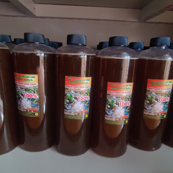 Mật Ong Hoa Cafe Nguyên Chất - Coffee Flower Honey Kon Tum Vietnam - 1000ml