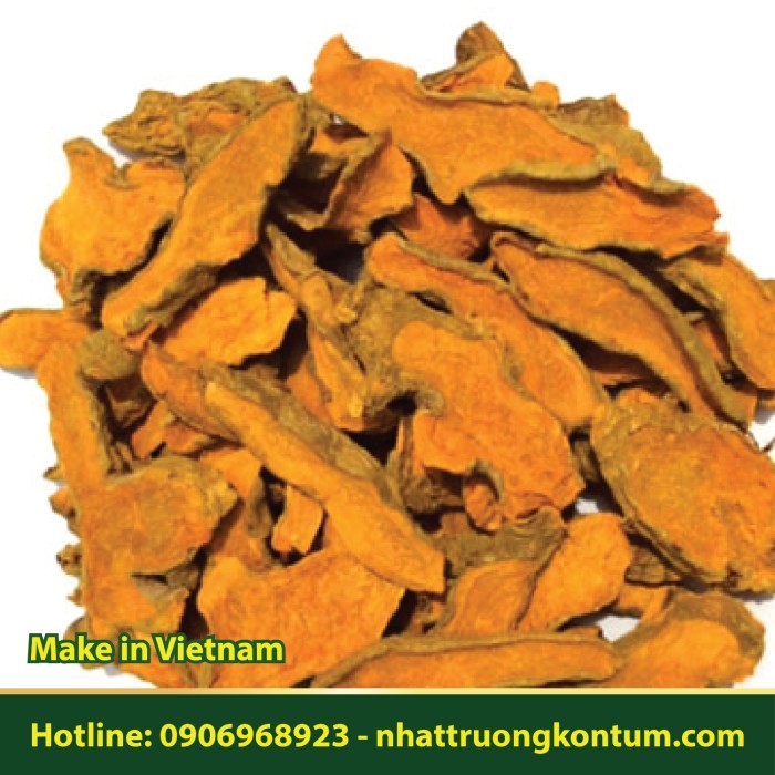 Nghệ Đỏ Kon Tum - Curcuma longa Red Dried Vietnam - Túi 1kg