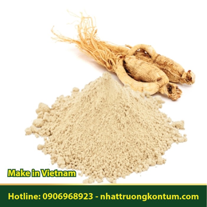 Bột Nhân Sâm - Sâm Châu Á - Bạch Sâm - Panax ginseng Powder - Túi 1kg