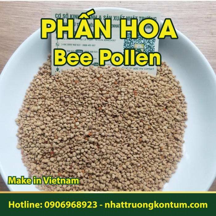 Phấn Hoa Mật Ong Hoa Cafe Nguyên Chất Nhật Trường Kon Tum - Bee Pollen - Túi 200g