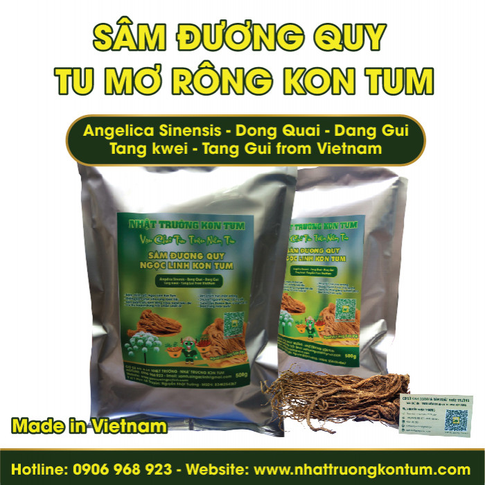 Đương Quy Khô Tu Mơ Rông Ngọc Linh Kon Tum - Angelica Sinensis - Túi 1kg