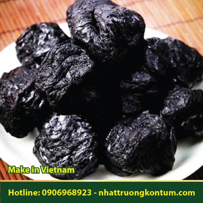 Thục Địa bào chế từ Sinh Địa Tây Nguyên Việt Nam Nhật Trường - Rehmannia glutinosa Vietnam dried - Túi 0.5kg