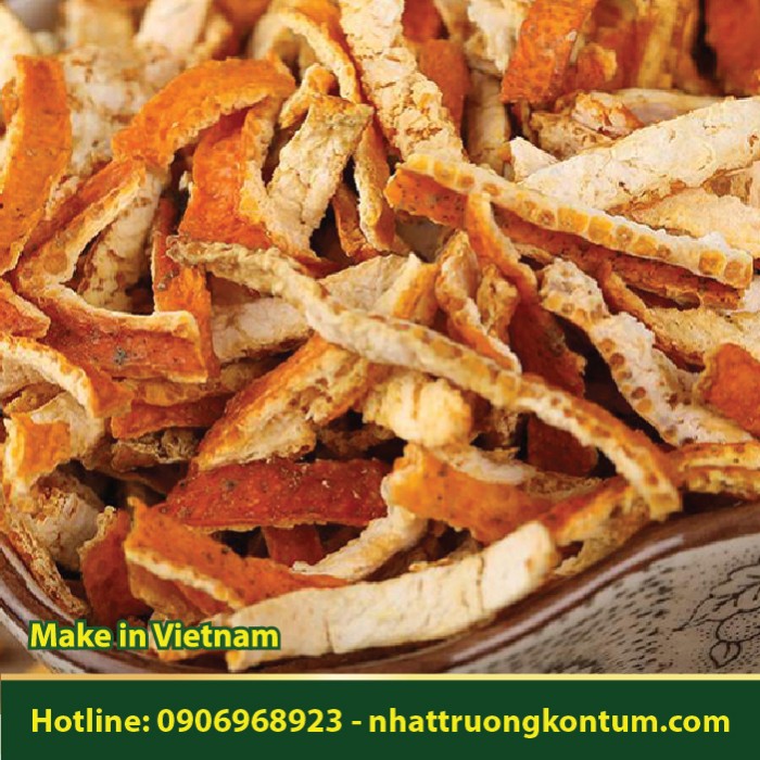 Vỏ Cam Khô - Citrus sinensis Dried Vietnam - Túi 1kg