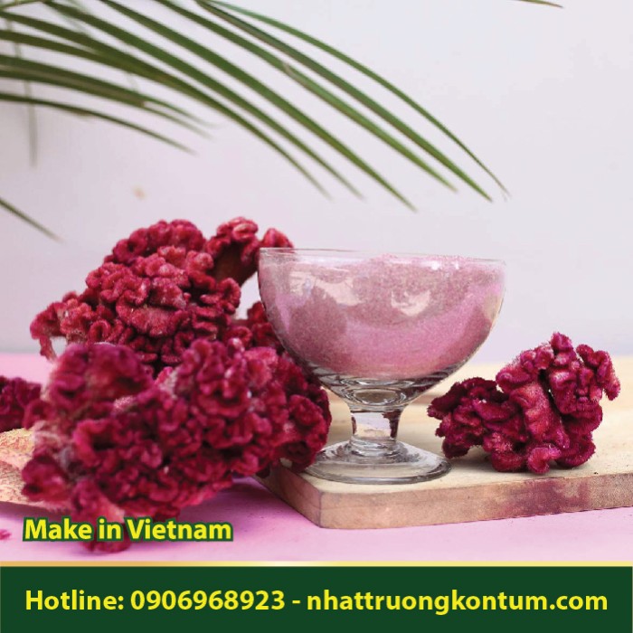 Bột Hoa Mào Gà - Celosia cristata Powder - Túi 1kg
