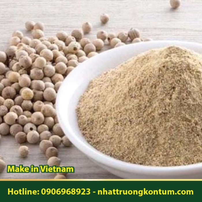 Bột Tiêu Sọ - Tiêu Trắng - White Pepper Powder - Túi 1kg