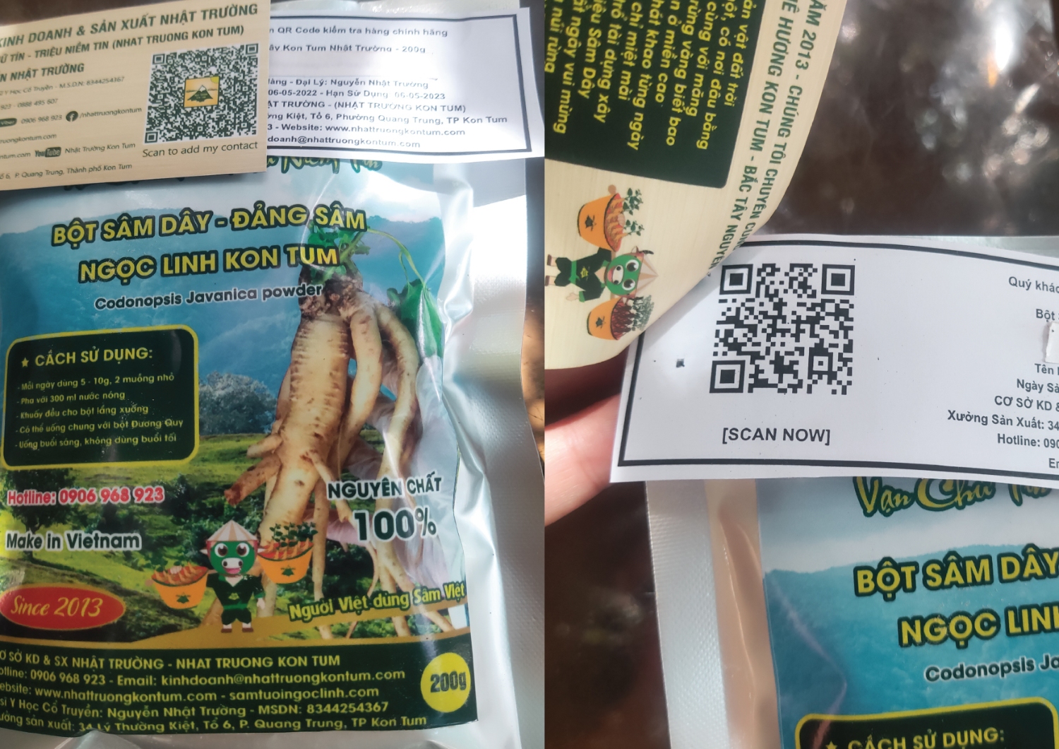 Cách scan QR CODE sản phẩm Nhật Trường Kon Tum